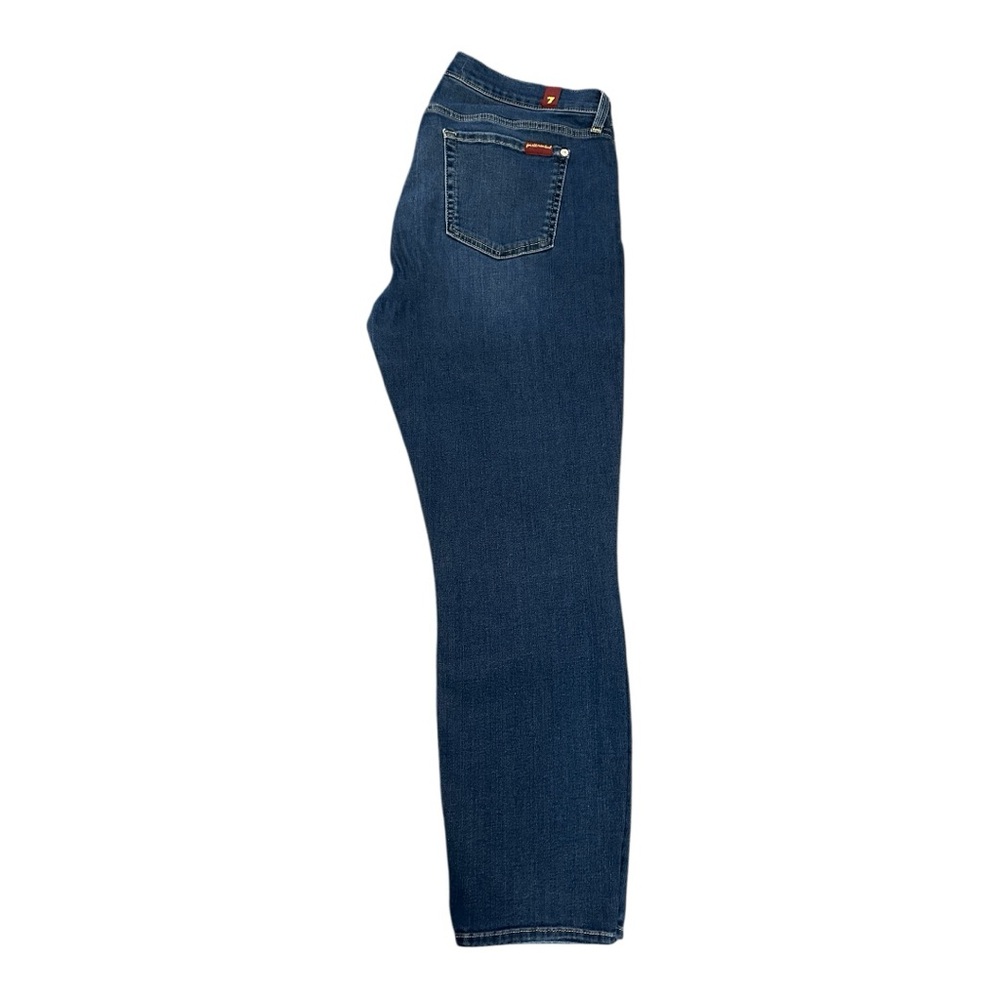 7 For All Mankind Blue Skinny Jeans